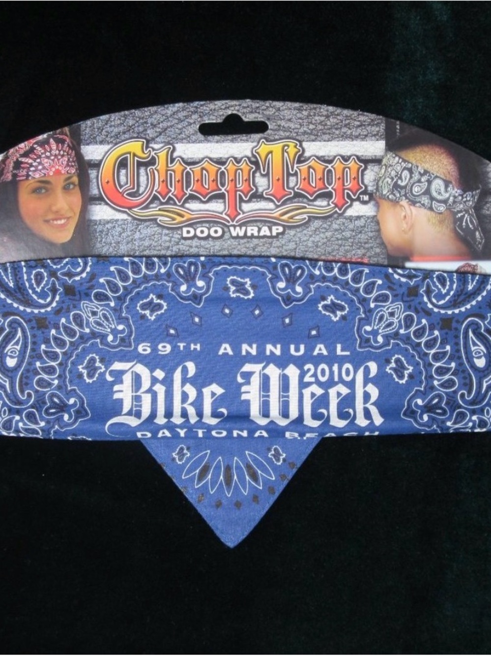 Blue Bandana Doo Wrap - Bike Week 2010